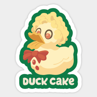 Duck cake Sticker